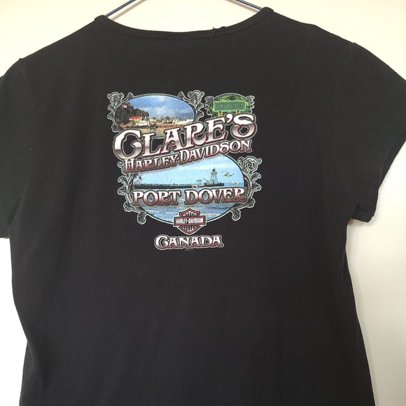 Harley-Davidson - Port Dover Black Tee - Size M - Picture 10 of 15